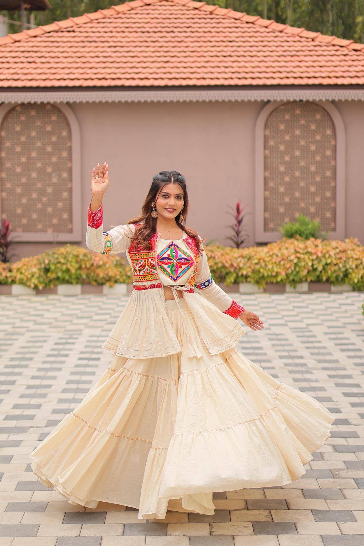 Launching Navratri Special Gamathi Ram 120 Lehenga choli with price